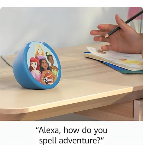 Amazon Echo Pop Kids Para Niños Color Princesas