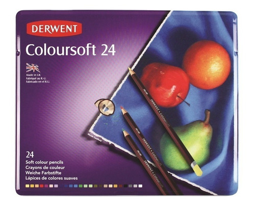 Lapices Color Derwent Coloursoft X 24 (13351)