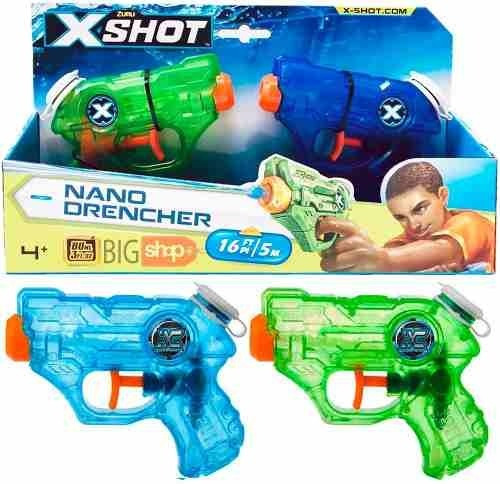 X-shot Pistola De Agua X2 Nano Drencher 5m New 56106