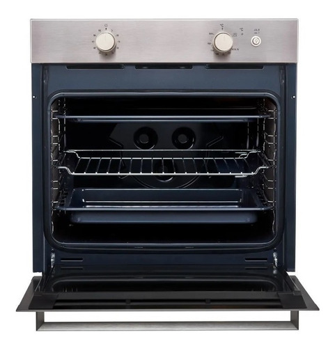Imagen 2 de 7 de Horno empotrable a gas con grill eléctrico (Multigas) Ariston GA3 124 C IX A 75L gris 220V-240V
