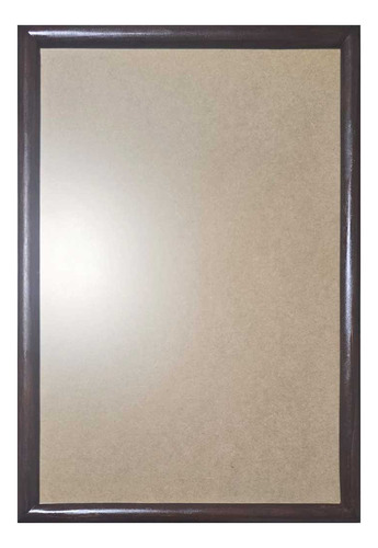 1 Marco De Madera Con Vidrio Anti 50x70cm, Todo Incluido Nogal Claro