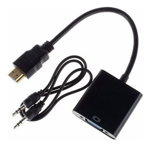 Cable Conversor Hdmi A Vga Con Audio Ps3  Laptop Monitor