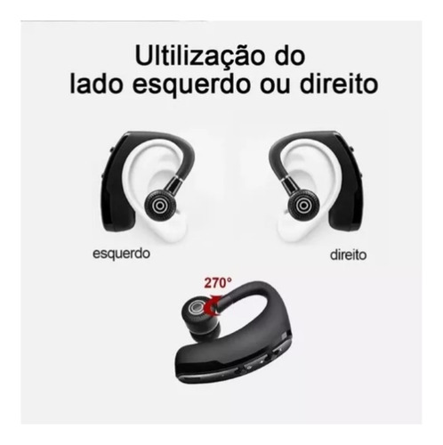 Imagem 4 de 6 de Fone Bluetooth V9 Tws Bateria De Longa Duração Até 8 Horas