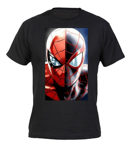 Polera Estampada Spiderman And Miles Morales