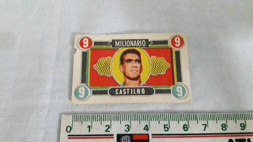Figurinha Milionário - Jogador Castilho Nº 09 - Anos 60