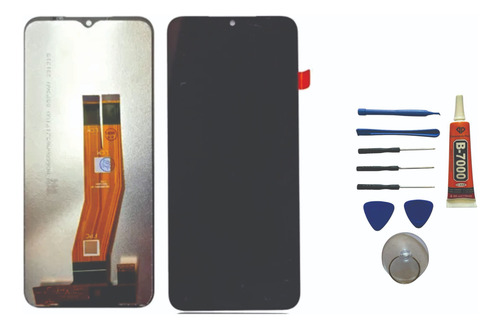Kit Tela Compatível Com A14 4g A145 Sem Aro + Chave E Cola
