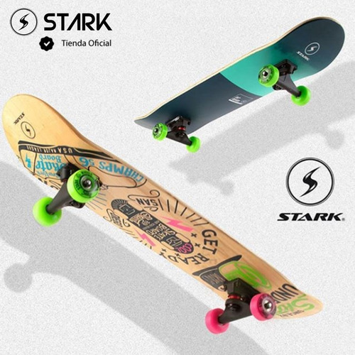 Imagen 8 de 10 de Skate Profesional Stark Maple Canadiense Truck Aluminio New
