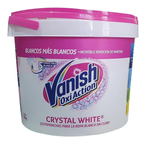 Vanish Oxiaction Crystal White Quita Manchas En Polvo 2.8 Kg