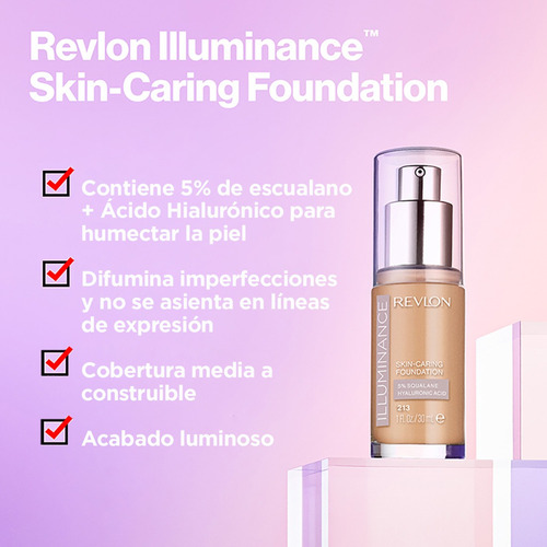 Base Maquillaje Illuminance Skin-caring Found Light 213