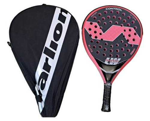 Paleta Padel Varlion Lw Carbon Ti Magnolia+ Funda+ Protector