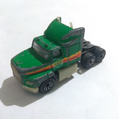 Matchbox Ford Aeromax  Trailers Verde Camión Upper Deck 