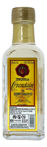 Pack De 6 Tequila Orendain Extra Reposado Mini 45 Ml