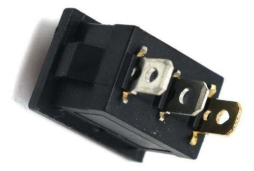 20 Llave Tecla Kcd1 Rocker 6a Amarilla 3-pin Neon 20mm Recta