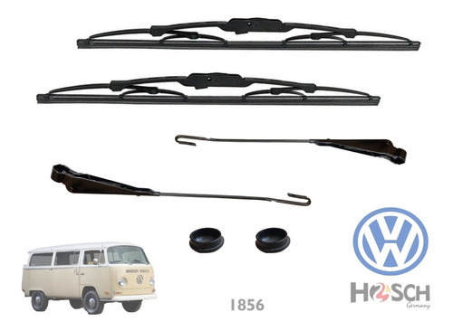 Kit Brazos Y Plumas Limpiadores Vw Caribe Atlantic 79-87