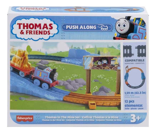 Tren Thomas & Friends Track Set Push Along - Fisher Price