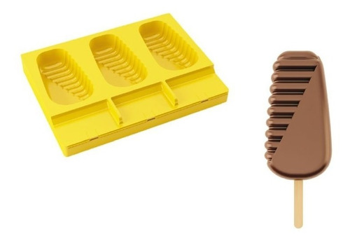 Imagen 4 de 4 de Molde De Silicon Para Helado Acapulco