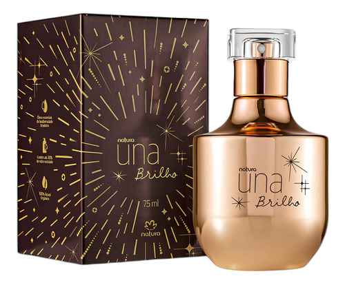 Deo Parfum Una Brilho 75 Ml Natura Presente Perfume