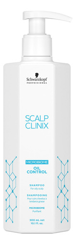 Schwarzkopf Scalp Clinix Oil Control Shampoo Pelo Graso 6c