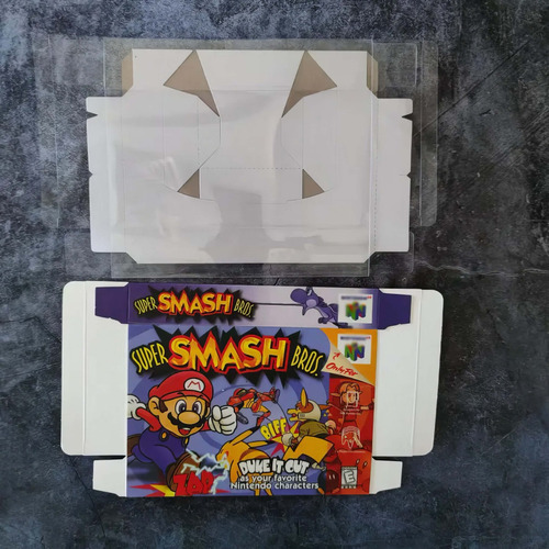 Protector Juegos Retro Caja De Plástico Laminado Smash