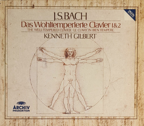 Cd Bach The Well-tempered Klavier  Kenneth Gilbert Import4cd