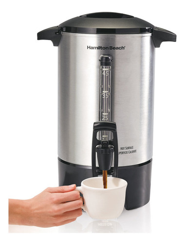 Cafetera Hamilton Beach 45 Tazas Industrial 10 Litros
