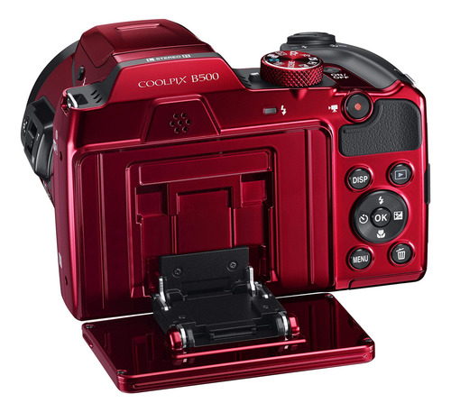 Nikon Coolpix B500 16mp Digital Camera With 3 Inch Tft Lcd . Color Rojo