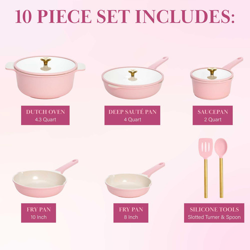 Conjunto De Utensílios De Cozinha Paris Hilton, Alumínio Fun