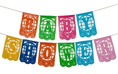 Banner Mexicano De Papel Picado Para Baby Shower