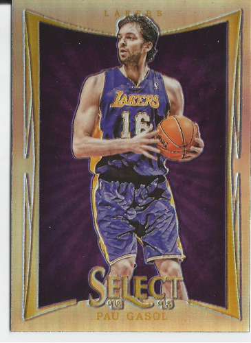 2012-13 Panini Select Prizms #56 Pau Gasol Lakers