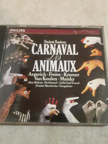 Saint Saens Carnaval De Animales Martha Argerich Cd / Kktu 