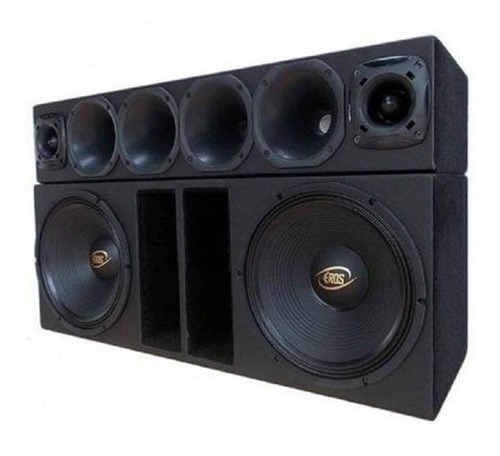 Caixa Trio Woofers Eros E-12lc + Drivers E Tweeters
