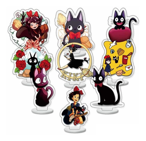 Set 9 Figuras De Acrilico Ghibli Kikis Delivery Service Jiji