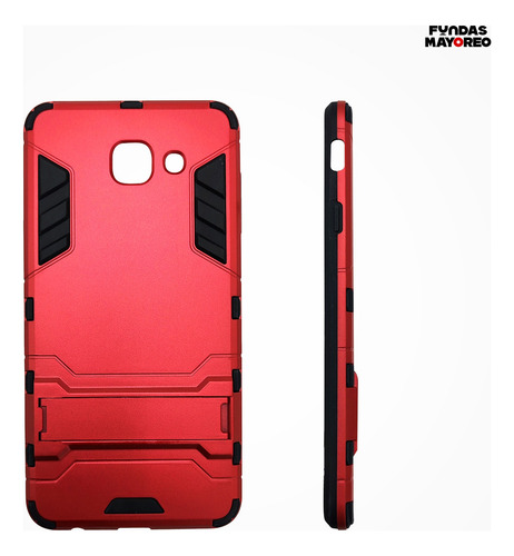 Funda Iron Para Samsung Galaxy J7 Max Carcasa Antishock Rojo