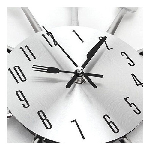Reloj De Pared De Cocina Con Cucharas Y Tenedores, Big Deco