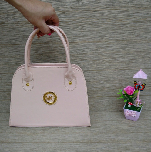 Bolso De Charol Para Dama Color Rosado De Moda Moda Mujer