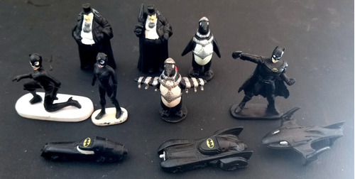 Figuras Muñecos Batman Pinguino Lote De 10