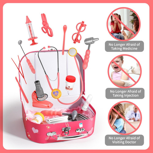Doctor Kit For Kids 5-7, 21pcs Setend Play Set Doctor Set -