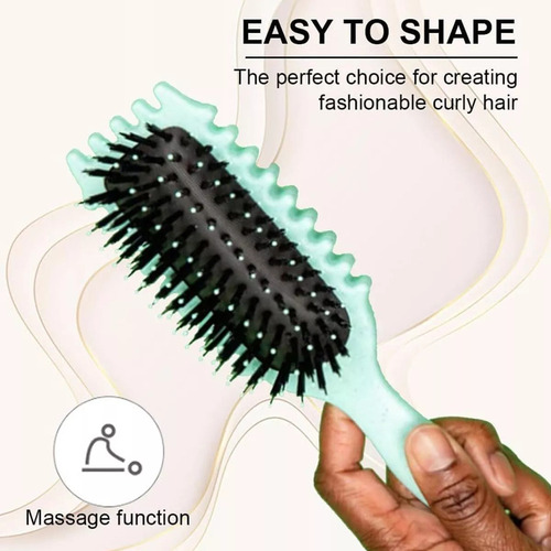 2 Cepillos De Pelo Con Cerdas Antiestáticas De Nailon Y Jaba