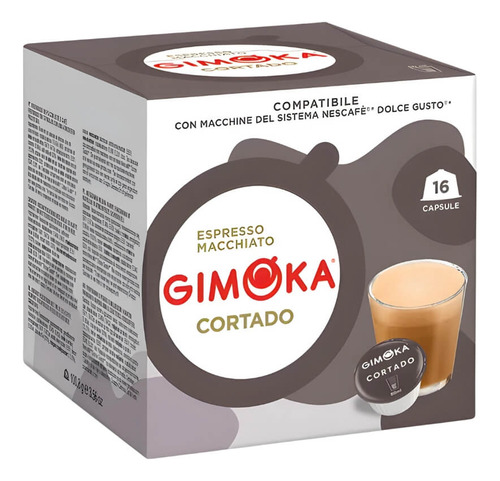 Cápsula De Café Dolce Gusto® Gimoka Cortado (16 Unidades)