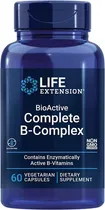 Comprar Bioactive Complete B-complex Complejo B 60 Cápsulas Veg Natural