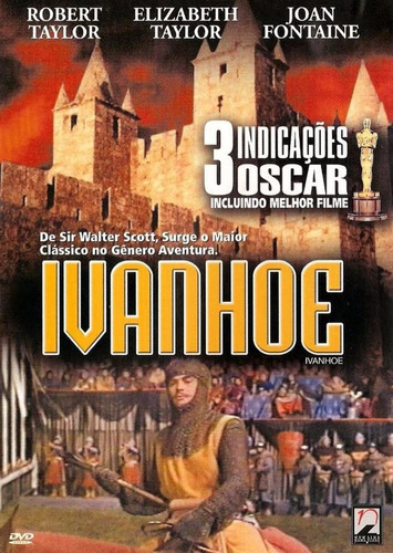 Ivanhoe - Dvd - Robert Taylor - Elizabeth Taylor - Novo