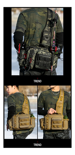 Bolsa Multifuncional Para Aparejos De Pesca, Bandolera W