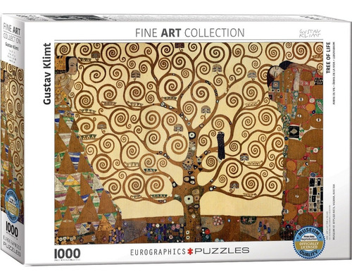 Puzzle 1000 Piezas Ree Of Life By Klimt - Eurographics  