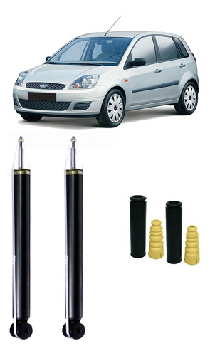 Amortecedores Traseiro Fiesta Hatch 2010 2011 2012 13 + Kit