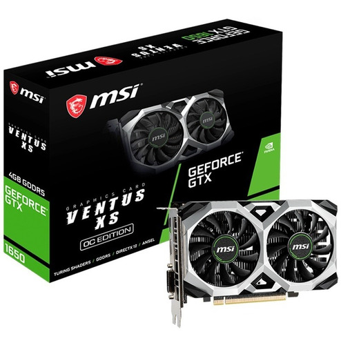 Tarjeta De Vídeo Msi Geforce Gtx 1650 Ventus Xs Oc 4gb