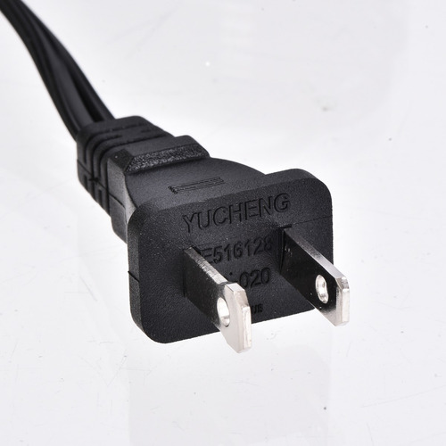 Cable De Lámpara Con Enchufe Y Interruptor 3.5m 2pzs Negro