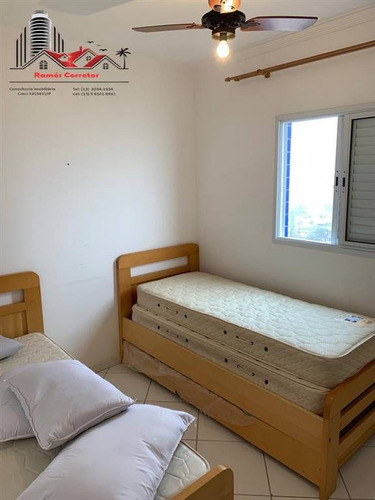 Imagem 4 de 28 de Apartamento À Venda Com 3 Dormitórios Na Vila Caiçara Em Praia Grande Sp. - Rrc165