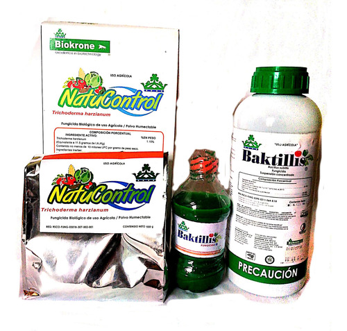 Trichoderma Harzianum (100 Gr) Y Bacillus Subtilis (200 Ml)