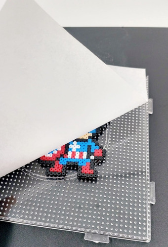 Imagen 4 de 4 de Hama/perler/beads/artkal Papel Planchado Premium Pack 10x