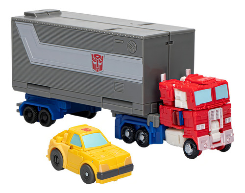 Optimus Prime e Bumblebee Transformers Legacy Core Class